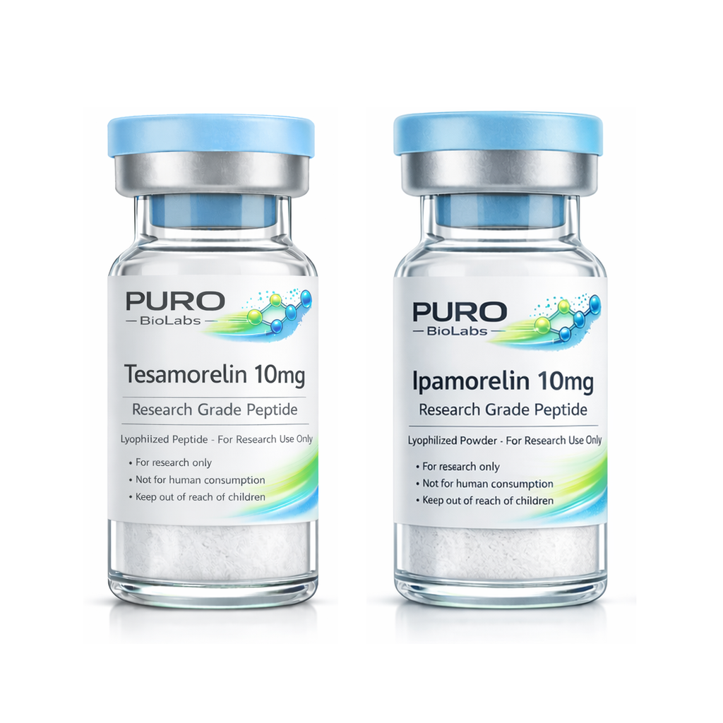 GH Stack - Tesamorelin and Ipamorelin vials