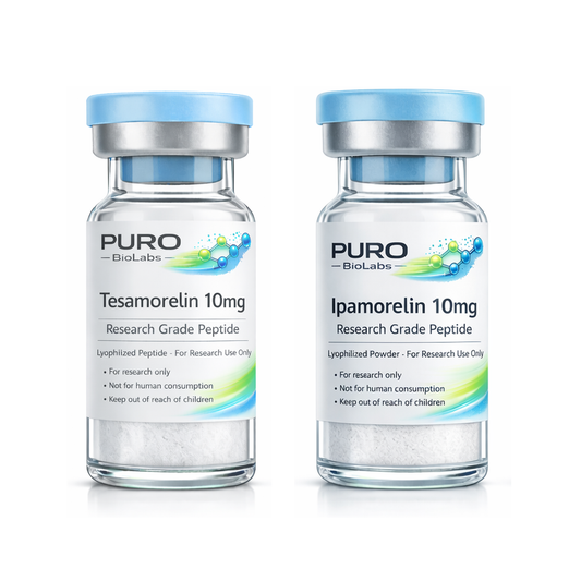 GH Stack - Tesamorelin and Ipamorelin vials