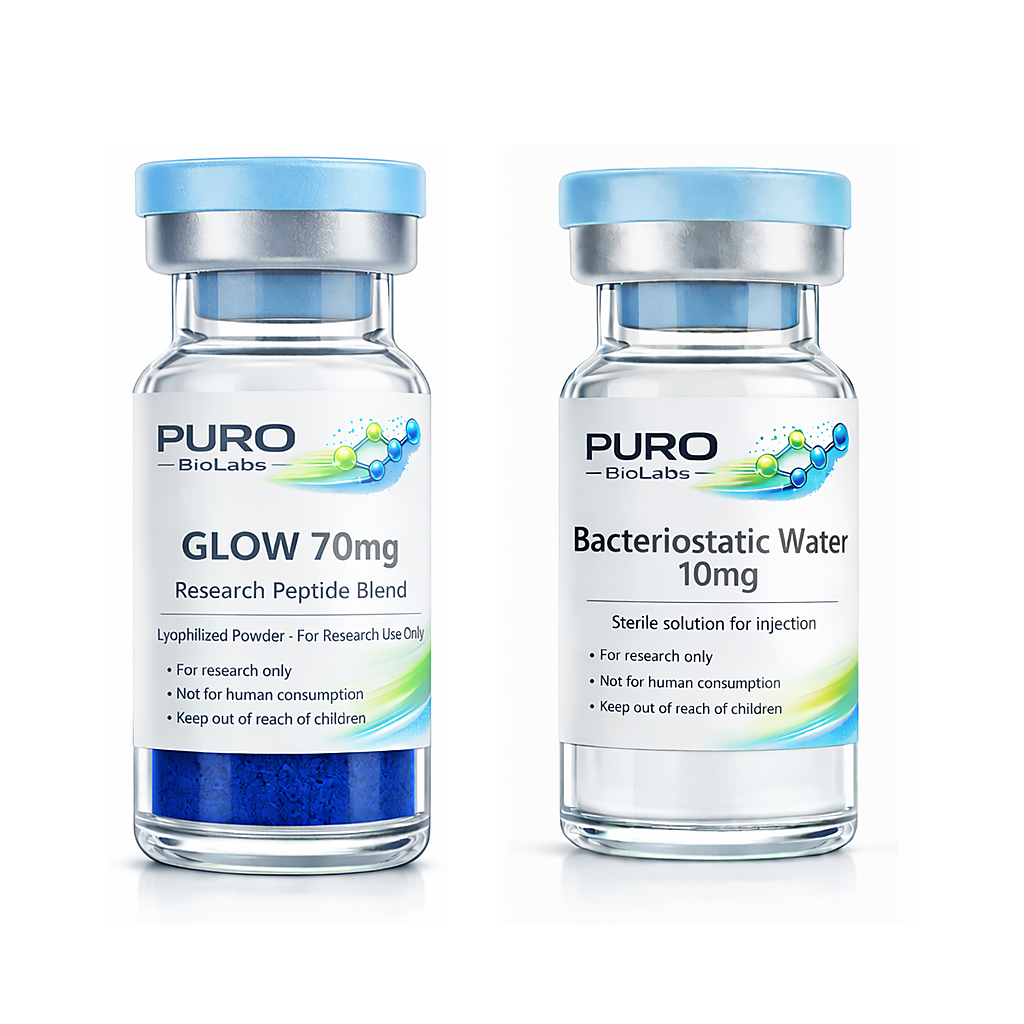 Glow 70mg Starter Kit with Bacteriostatic Water