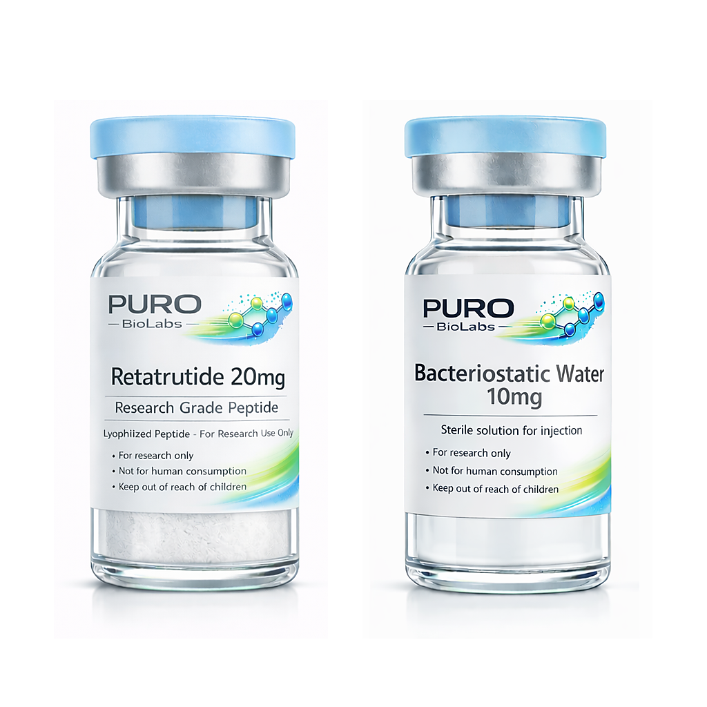 Retatrutide 20mg Starter Kit with Bacteriostatic Water