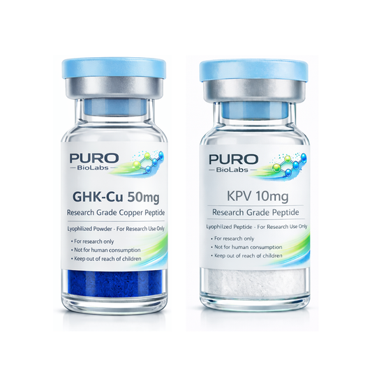 Skin & Repair Stack - GHK-Cu and KPV vials