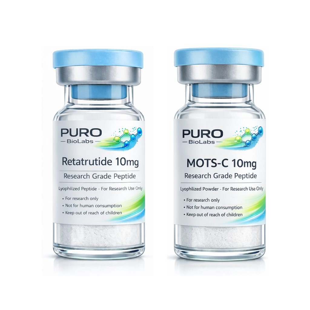 Weight Management Plus Stack - Retatrutide and MOTS-C vials